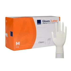 Abena Classic latex rukavice, bez pudera, vel. M