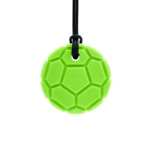 Ark's Soccer Ball Chew Neclace Green - srednje čvrsta