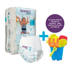 Bambo Nature pelene za kupanje M, 12+ kg
