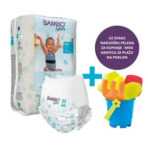Bambo Nature pelene za kupanje M, 12+ kg