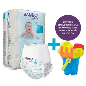 Bambo Nature pelene za kupanje S, 7-12 kg