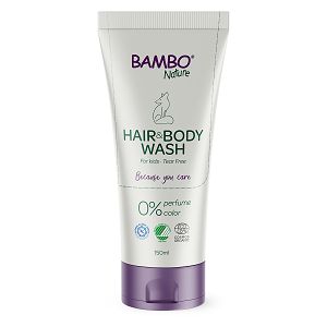 Bambo Nature šampon za kosu i tijelo bez mirisa, 150 ml